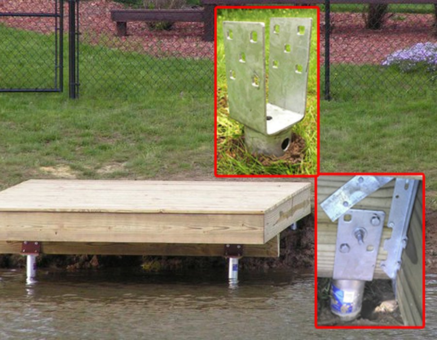 Ground screws in parks and gardens